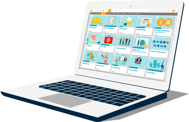 sycat-eLU_Dashboard sycat eLU - Das digitale Lern-Managementsystem