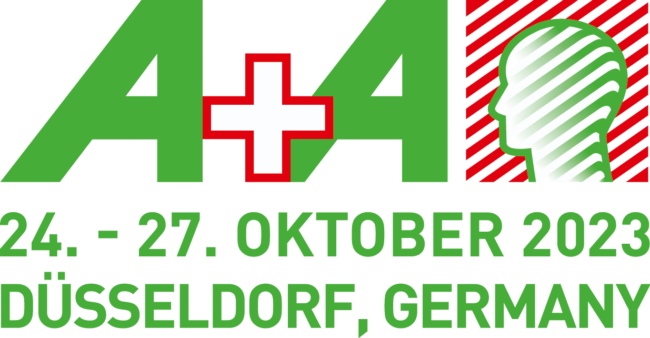 Logo-A+A sycat eLU auf der A+A 2023