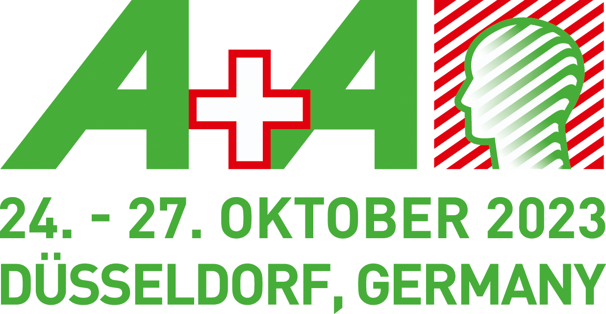 Logo-A+A sycat eLU auf der A+A 2023