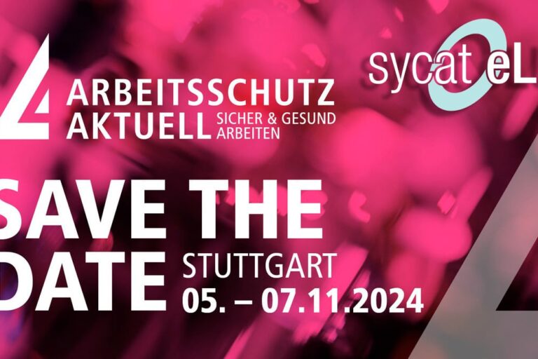 sycat eLU auf der Arbeitsschutz Aktuell vom 05. bis 07. November 2024