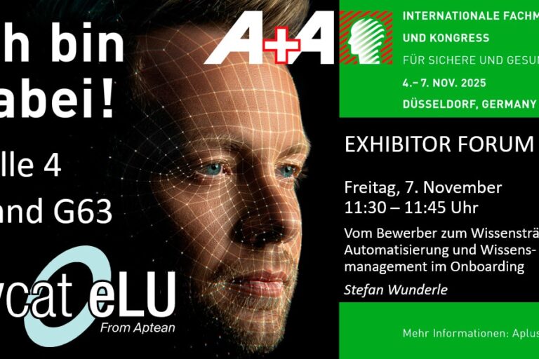sycat eLU auf der A+A 2025 vom 4. bis 7. November, Halle 4, Stand G63