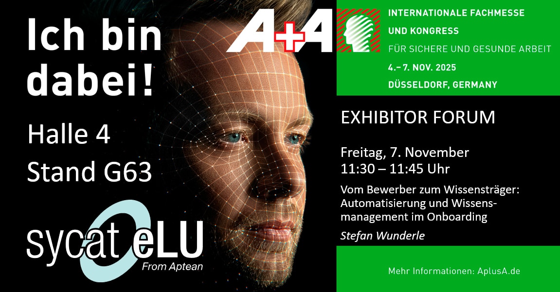eLU-A+A25_SoMe sycat eLU auf der A+A 2025 vom 4. bis 7. November, Halle 4, Stand G63